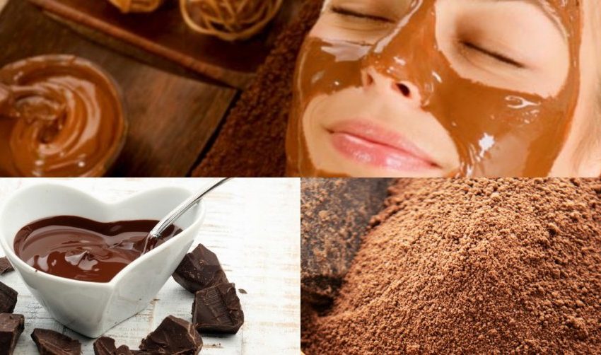 These natural, homemade chocolate face mask recipes for glowing skin