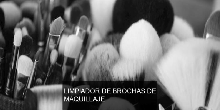 LIMPIADOR DE BROCHAS DE MAQUILLAJE